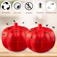 thumbnail image 3 of 16 Uds. Trampas para moscas de la fruta para interiores, Mata moscas de la fruta, trampas para áreas de comida interiores para casa, interior, forma de calabaza, caja fuerte para interiores, 3 of 5