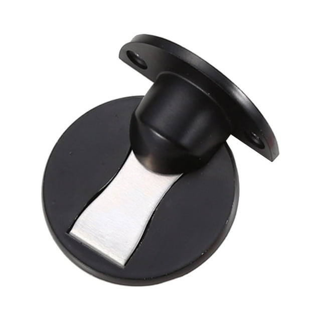 Topes magnéticos para puertas, para muebles, protección resistente, tope para puerta antideslizante, soporte para puerta de para niños, Negro