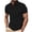 Black, variant on Dianli Men's Summer Versatile Turndown Collar Short Sleeve Lapel Top Solid Color Breathable Quick-Dry Lightweight Loose-Fit Casual Shirt Everyday Wear
