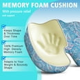 thumbnail image 5 of Premium Gel & Memory Foam Seat Cushion–Doctor Recommended Office Chair Cushion,Car Seat Cushion–Chair Cushions for Back & Sciatica Pain Relief–Seat Cushions for Office & Desk, 5 of 6
