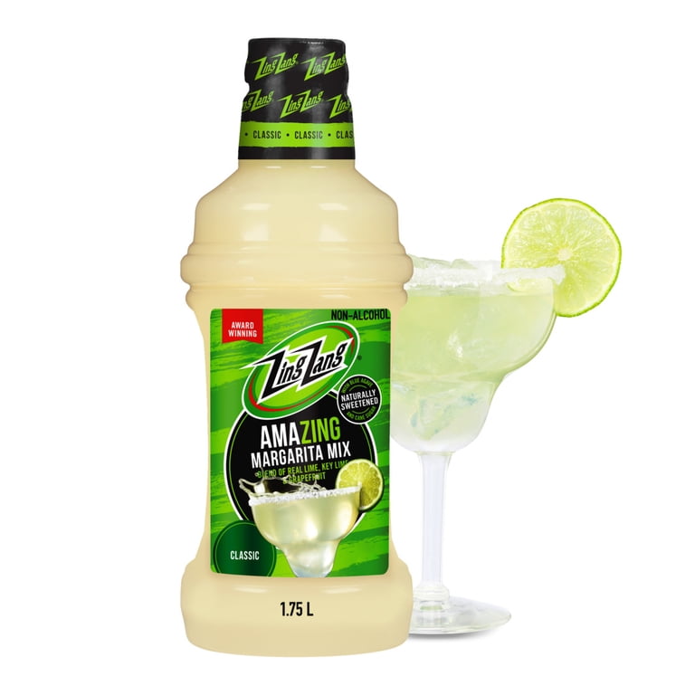 Zing Zang Classic Margarita Mix, Alcohol-Free, Sweet & Sour Premix