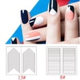 thumbnail image 2 of ROZYARD French Nail Stickers Self-adhesive Tip Guides French Manicure Strips Nail Form, 2 of 16