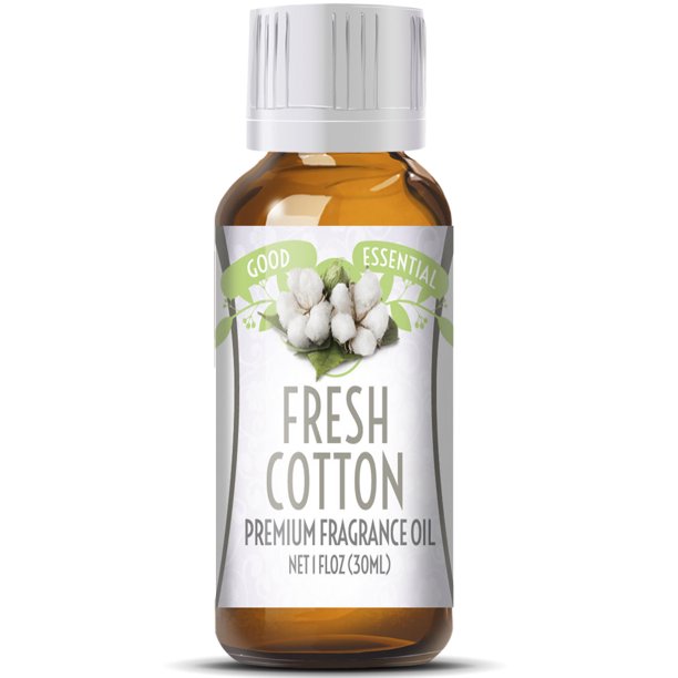 Fresh Cotton Scented Oil by Good Essential (Huge 1oz Bottle Premium
