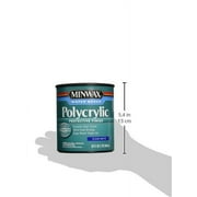 Minwax 622224444 Polycrylic Protective Finish, 1 quart, Matte