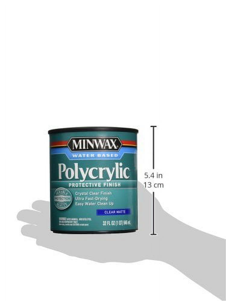Minwax 622224444 Polycrylic Protective Finish, 1 quart, Matte - image 2 of 3