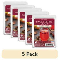 (5 pack) Sweet Berry Cider Scented Wax Melts, Scentsationals, 2.5 oz