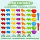 thumbnail image 3 of Raeqks Contar Clasificar Juguetes Emparejar Juguetes Apilar con Tazones Actividades De Aprendizaje Preescolar Juego Sensorial Educativo Montessori Tallo De Juguete Juegos De Guardería Animales Regalos, 3 of 5
