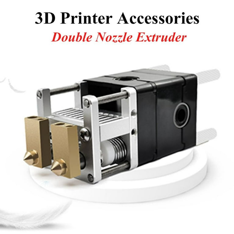 Ombord Opmærksom Færøerne Durable For Ultimaker 2 3D Printer Accessories Metal Dual Nozzle Hotend Kit 3D  Printer Parts Extruder - Walmart.com