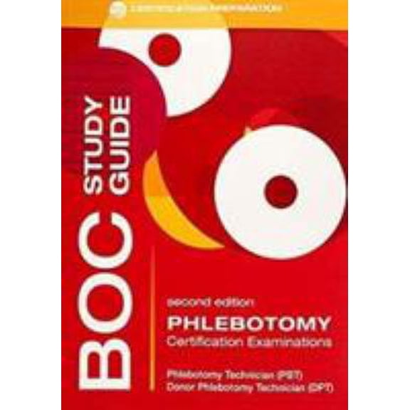 Pre-Owned BOC Phlebotomy Study Guide (Paperback) 0891896651 9780891896654