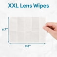 thumbnail image 2 of ProHeal Lens Wipes XXL, 250 Count - 10"x7" for Eye Glasses, Watches, Display Screens, 2 of 6
