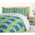 thumbnail image 5 of Ambesonne Floral Duvet Cover Sets, Paintbrush Streaks Doodling, 2-King, Dark Sky Blue Turquoise, 5 of 7