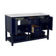 thumbnail image 3 of Lakeshore 60" Double Bathroom Vanity with Royal Blue Cabinet and Quartz Top, 3 of 8