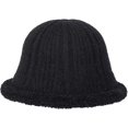 thumbnail image 4 of CoCopeaunts Bucket Hat for Women Sweet Solid Color Knit Hats Lambs Wool Brim Winter Warm Pot Hat Travel Photography Bucket Cap, 4 of 8