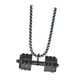 thumbnail image 4 of Colgante Con Mancuernas Para Hombre, Decoración Deportiva, Collar Creativo Para Fiestas Navideñas, Color Negro, 4 of 8