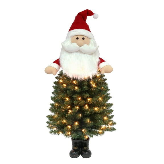 4 ft Pre-Lit Santa Tree