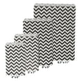 thumbnail image 5 of 20 Qty 4" x 6" Decorative Flat Paper Gift Bags - Black Chevron Pattern on White Kraft Bags - for Sales/Treats/Parties Cookies/Gifts - N'icePackaging, 5 of 8