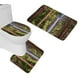 thumbnail image 1 of Juego de alfombras de baño ABPHQTO Árboles de las cataratas de Yosemite 3 piezas, 1 of 2