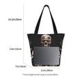 thumbnail image 3 of Disketp Cyber Skeleton With Tattoos for Women’s Casual Shoulder Tote Bag Cross-body Handbags for Shopping, Travel and Daily Use, 3 of 6