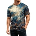 thumbnail image 4 of Halloween Shirts for Men - Graphic Tees Short Sleeve Crewneck Halloween Print Tops Casual Funny Halloween Mens Shirt Costumes, 4 of 5