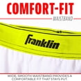 thumbnail image 4 of Pantalones cortos deslizantes de béisbol para jóvenes Franklin Sports, blanco/óptico, 4 of 6