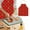 Red_Hot#658, variant on Christmas Apron for Cooking - Red and Green Linen Kitchen Apron with Holiday Print, Durable and Easy to Clean
