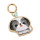 thumbnail image 1 of Llavero bordado, llavero para coche, llavero elegante con forma de animal, ideal como regalo de Acción de Gracias. Cachorro, 1 of 9