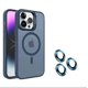 thumbnail image 3 of Lens Metal Ring Stand Magsafe Magnetic Phone Case For iPhone 15 12 13 14 11 Pro Max Plus Camera Glass Protection Soft Cover, 3 of 5
