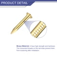 thumbnail image 3 of Uxcell 120 Pack Small Tiny Nails 2x15mm(DxL) Tiny Brass Nails Hardware Nails Small Nail, Brass Tone, 3 of 5