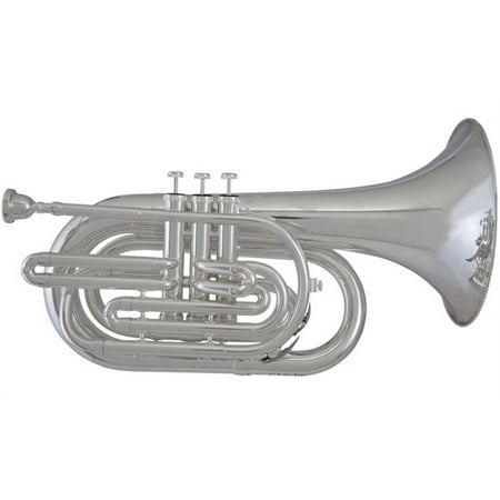 Blessing BM-301 Marching Baritone, Silver-Plated