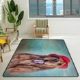 thumbnail image 3 of Coolnut Lightweight Soft Area Rugs Cute English Cocker Spaniel Dog Floor Carpet Mat for Kids Playing Room Hardwood Floor Living Room 63x48in, 3 of 6