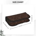 thumbnail image 3 of Gaeub Autumn Brown Plants Print Canvas Pen Case,Pencil Case for Men Women, Large Pen Bag,Big Capacity Canvas Pencil Pouch, 3 of 6