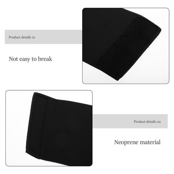 Toyvian Insulated Reusable Neoprene Coffee Cup Sleeve Cozy Holder for Hot and Cold Drinks, Black