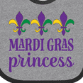 thumbnail image 4 of Inktastic Mardi Gras Princess Girls Baby Bib, 4 of 4
