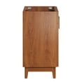 thumbnail image 3 of Vanity Cabinet (Sink not included), Walnut, Melamine Wood , Hotel Bedroom Bathroom, Modern Contemporary HB36062, 3 of 9