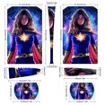 thumbnail image 3 of Skin Sticker for PS5 Slim Standard PS5 Pro Disc Digital Edition Console and Controllers Decals for Playstation 5 (Woman Superhero,PS5 Slim Disc Edition), 3 of 5