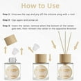 thumbnail image 6 of UniVerse Binca Vidou Reed Diffuser Set, Lavender 1.69oz Osmanthus 1.69oz Orange&Lemon 1.69oz Scent Oil Diffusers with Sticks for Home Office Bathroom Aromatherapy Decor, 6 of 15
