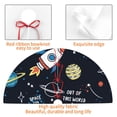 thumbnail image 4 of Lsque Space Print Christmas Tree Skirt, Tree Skirt with Ties or Velcro, Perfect for Holiday Decorations, Halloween, and New Year-36", 4 of 7
