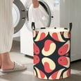 thumbnail image 5 of Drops Pattern Laundry Hamper Small Storage Basket/Toy Organizer/Dirty Clothes Bucket, 5 of 5