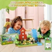 Crtynell 100pcs Magnetic Blocks - Build Magnet World Tiles Road Track Set For Boys & Girls Age 3-5 6-8, Sensory Toys for Toddlers Birthday Gifts for 3+ Years Old Girls Boys