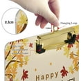 thumbnail image 3 of FMSHPON Happy Thanksgiving Leaves Turkey Clipboard Hardboard Wood Nursing Clip Board and Pull for Standard A4 Letter 13x9 inches, 3 of 6