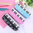 thumbnail image 3 of Musical Notes Piano Keyboard Pencil Case, Large Capacity Pen Bags Stationery Office, 3 of 5