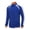 Blue, variant on Men's Color Block Track Jacket Full Zip Stand Collar Athletic Activewear Coat Warm Up for Workout Running Training with Pockets, Blue, XS