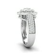 thumbnail image 3 of 2.14CT EF/VSS1 Round Cut Platinum Over 925 Sterling Silver Halo Moissanite Elegant Women Rings, 3 of 7