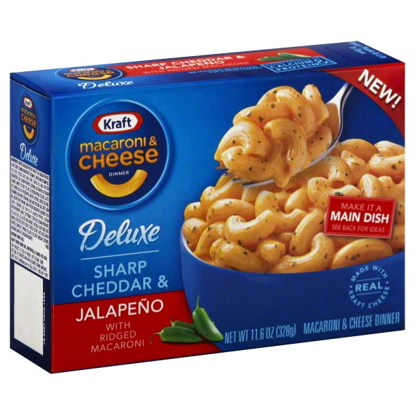 kraft deluxe macaroni and cheese sharp cheddar