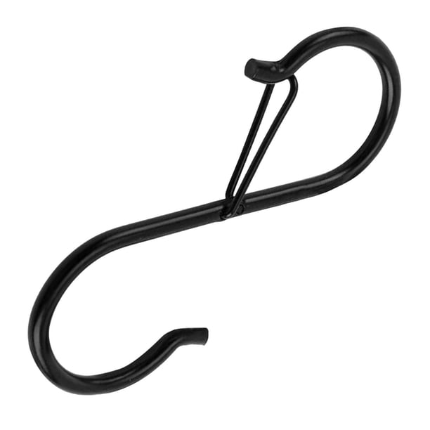 Ganchos En S Plateados Para Colgar Objetos Pesados Ganchos En S Metálicos Resistentes Con Hebilla Ganchos En Forma De S Ganchos Para Estantes De Ollas Ganchos Para Armarios Ganchos En S Para Colgar