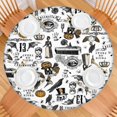 thumbnail image 2 of Halloween Pattern Round Fitted Tablecloth with Elastic Edge,Dining Table Cover Waterproof,Outdoor Round Tablecloth for Camping,Dining,Indoor and Outdoor, 2 of 7
