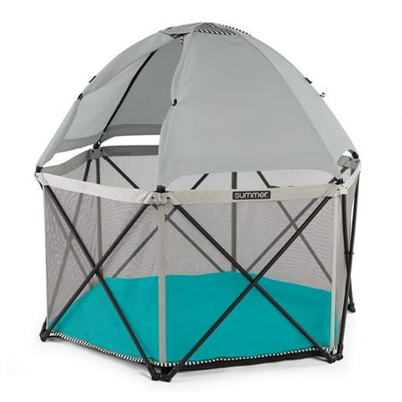 Summer Pop ‘N Play SE Hex Playard (Aqua)