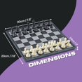 thumbnail image 3 of Tradeopia Magnetic Classics – Magnetic Folding 8 Inch Chess Classic Game, 3 of 7