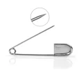 thumbnail image 3 of Tool Gadget Imperdibles de seguridad grandes, Imperdibles de 5 pulgadas, 10 PCS Imperdibles de seguridad de acero inoxidable Grandes, Imperdibles de seguridad XL enormes y fuertes plateados, 3 of 5