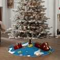 thumbnail image 4 of Sikiie Cartoon Goose Nativity Christmas Tree Skirt, Jesus Christian Winter Holiday Tree Mat Decoration(30-48IN)30", 4 of 6
